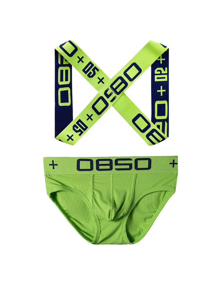 Men's Ultra-Soft Cotton Supportive Fit Activewear Shoulder Strap & Underwear | dmunderwear detail image 7