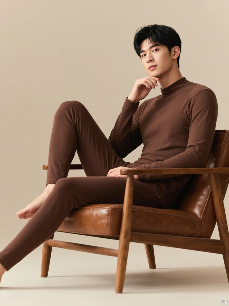 Men's Ultra-Soft Fabric Warm Comfortable Smooth Anti-Odor Thermal Sets | dmunderwear detail image 6