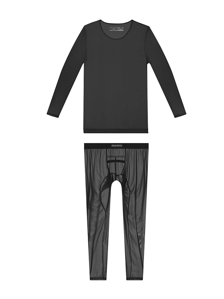 Men's Ultra-Thin Shape-Retaining Movement-Friendly Chafe-Free Design Activewear Sets | dmunderwear
