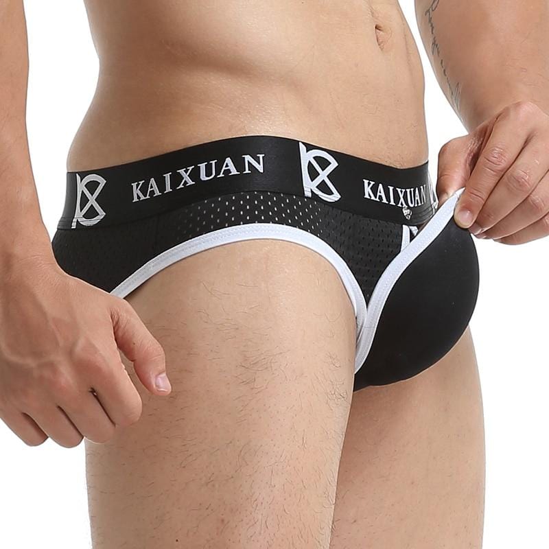 Kinky Cupped Snap Briefs | dmunderwear variant image