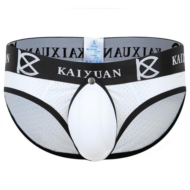 Kinky Cupped Snap Briefs | dmunderwear detail image 10
