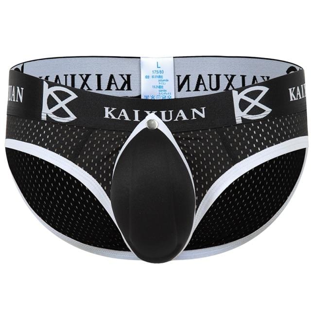 Kinky Cupped Snap Briefs | dmunderwear detail image 2