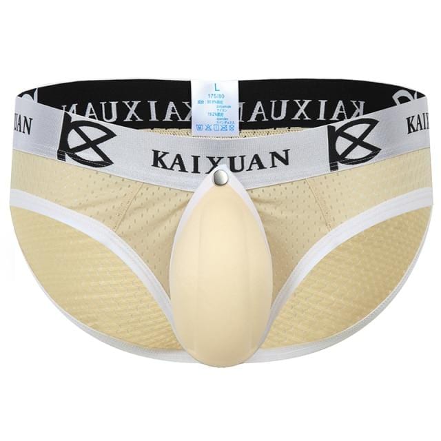Kinky Cupped Snap Briefs | dmunderwear detail image 6