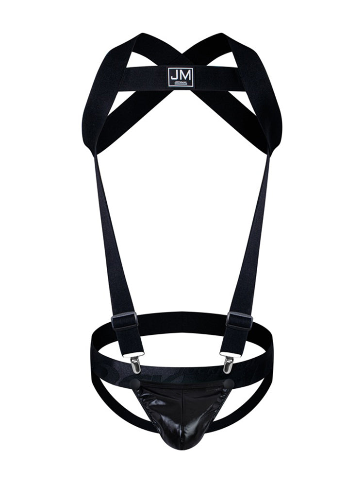 Men's Workout Ready Adjustable Cooling Touch Ultra-Light Shoulder Strap & Jockstrap | dmunderwear variant image