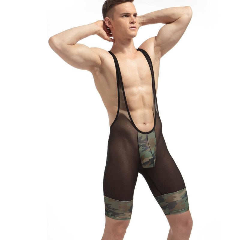 Mesh Camo Singlet | dmunderwear variant image