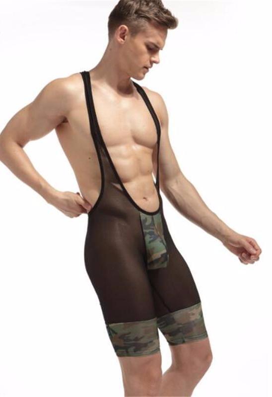 ORVLS Mesh Camo Singlet | dmunderwear detail image 3