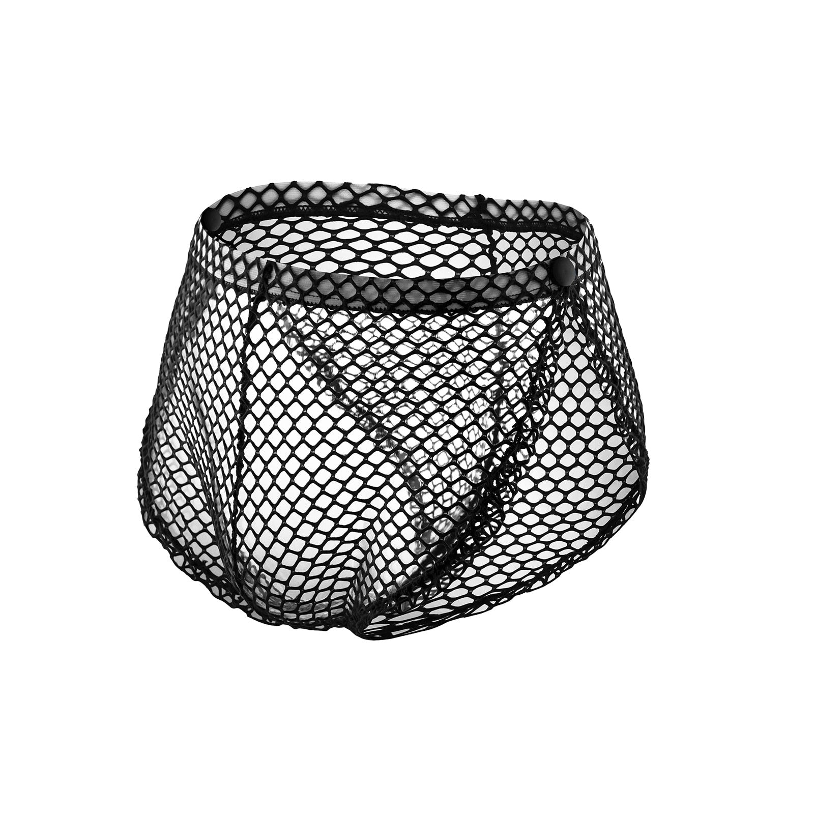 ORVLS Mesh Clipper Fishnet Briefs | dmunderwear detail image 6