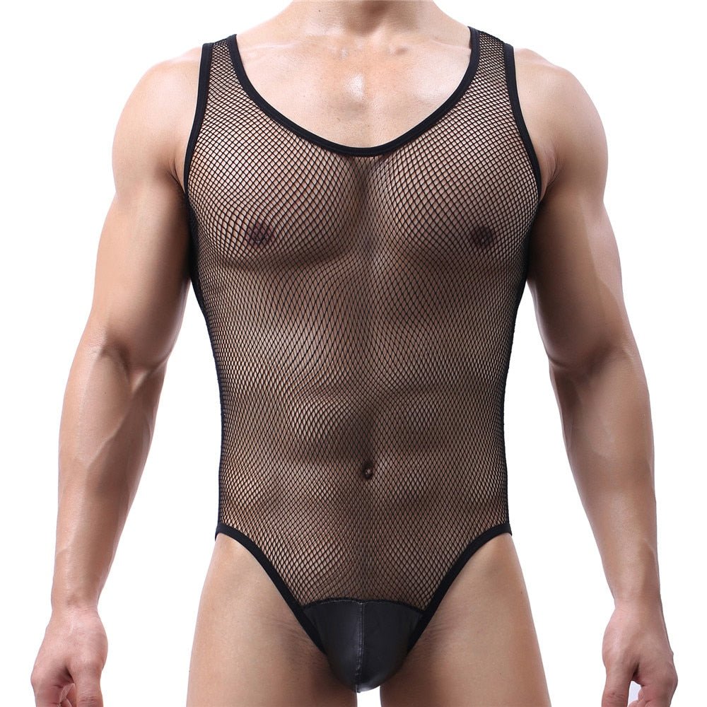 ORVLS Mesh Full Bodysuit | dmunderwear variant image