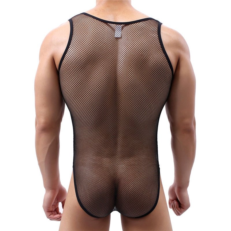 ORVLS Mesh Full Bodysuit | dmunderwear detail image 4