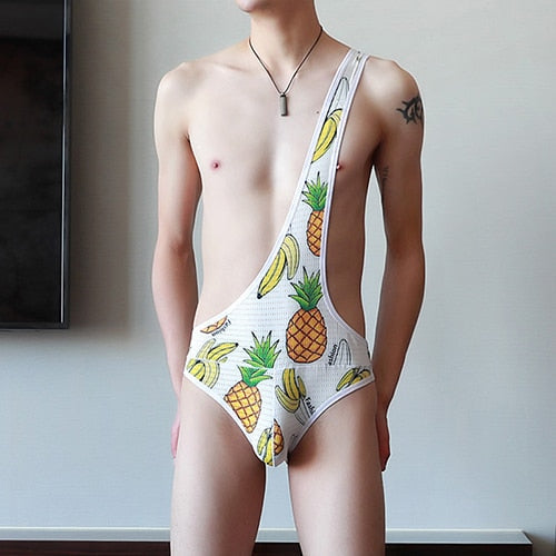 Mesh Gay Leotard Underwear | dmunderwear detail image 5