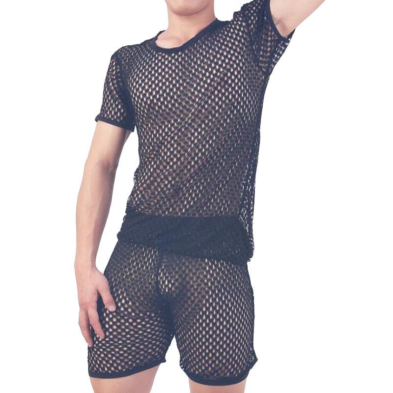 Mesh Pajamas (Top + Bottom) | dmunderwear