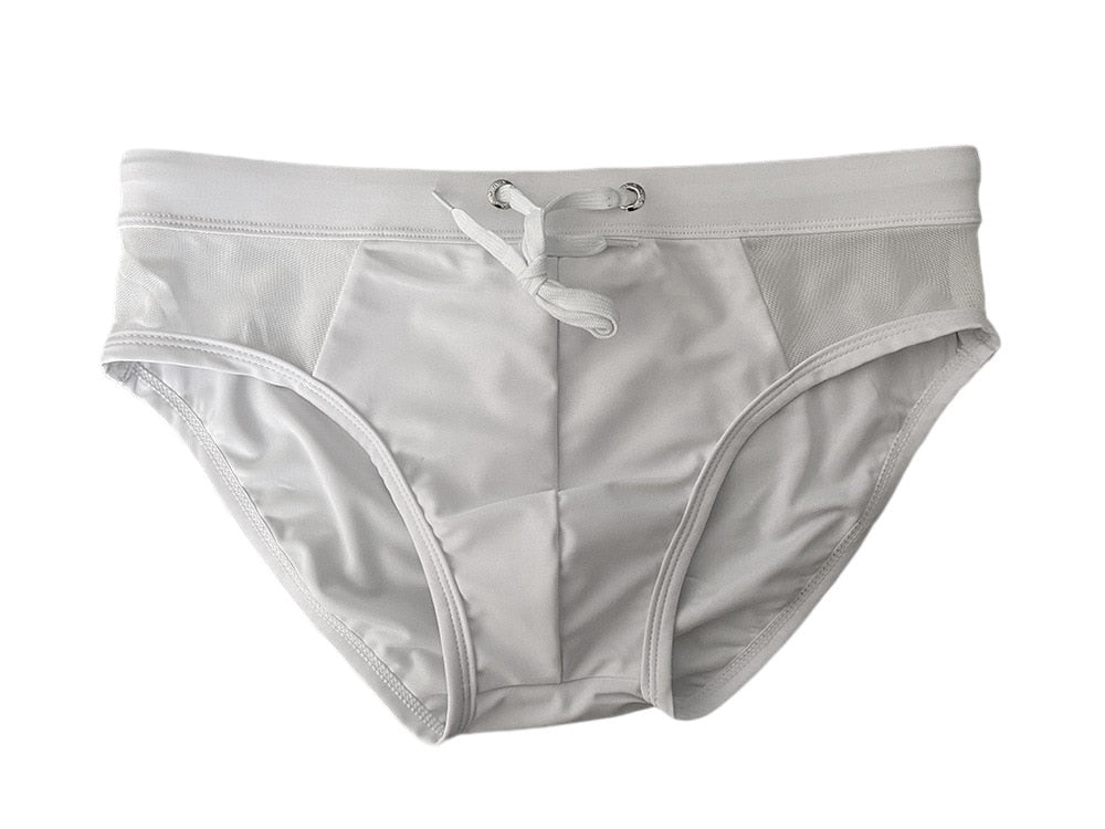 Mesh Sideshow Swim Briefs | dmunderwear detail image 11