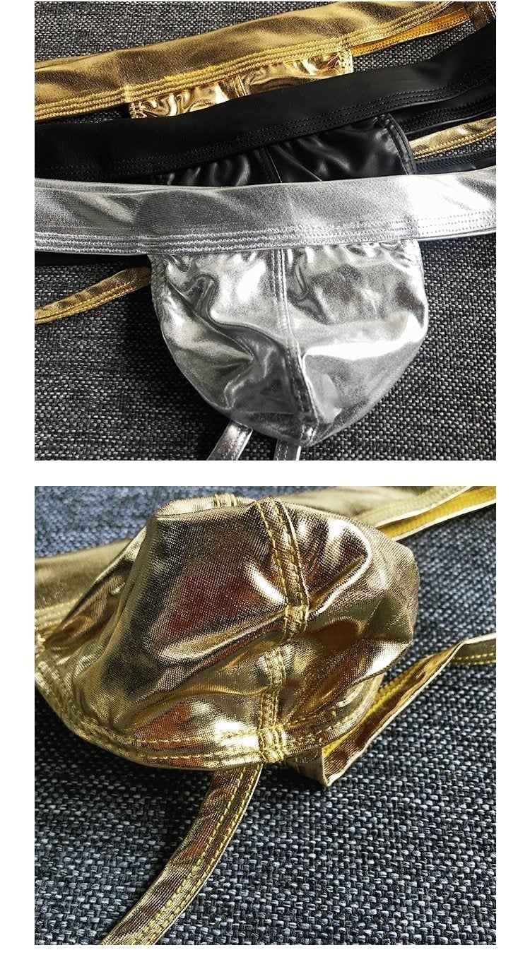 ORVLS Metallic Jockstrap | dmunderwear detail image 9