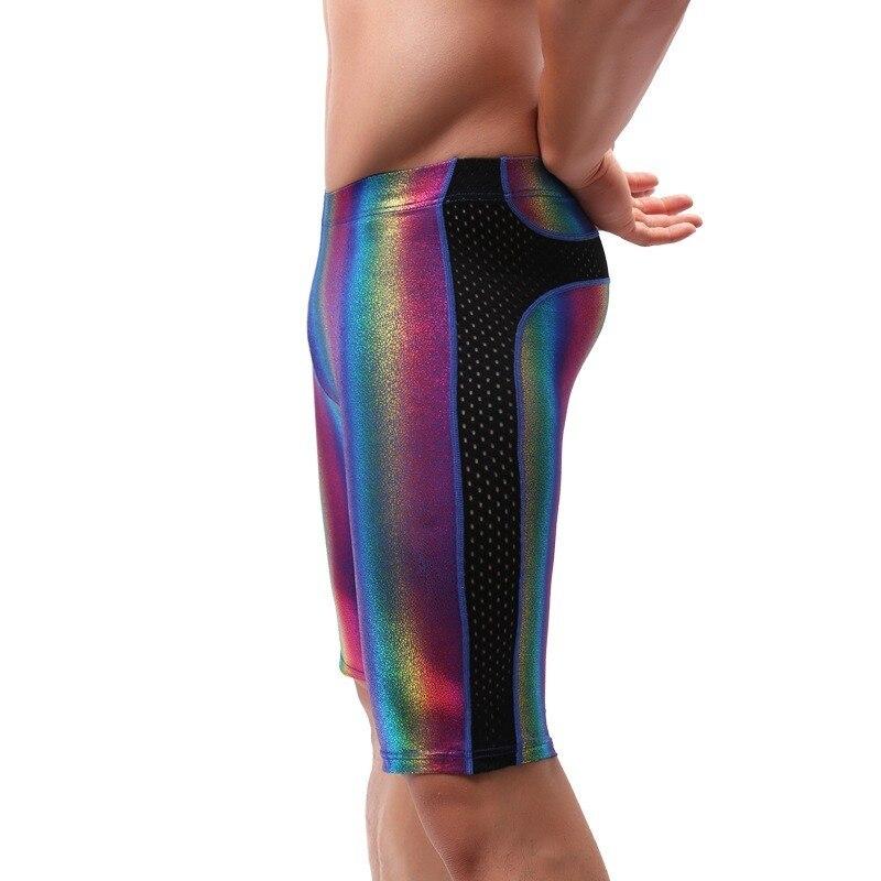 Metallic Rainbow Capri Shorts | dmunderwear detail image 2