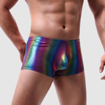 Metallic Rainbow Tanktop + Boxers | dmunderwear detail image 14