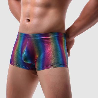 ORVLS Metallic Rainbow Tanktop + Boxers | dmunderwear detail image 17