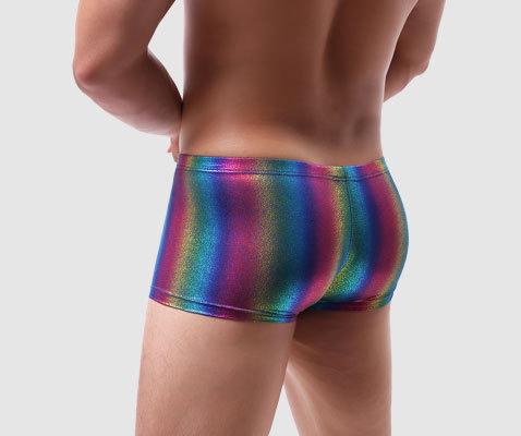 ORVLS Metallic Rainbow Tanktop + Boxers | dmunderwear detail image 18