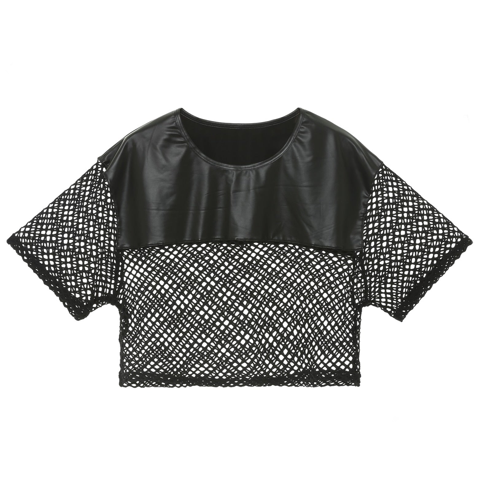 Midnight Fishnet Crop | dmunderwear detail image 4