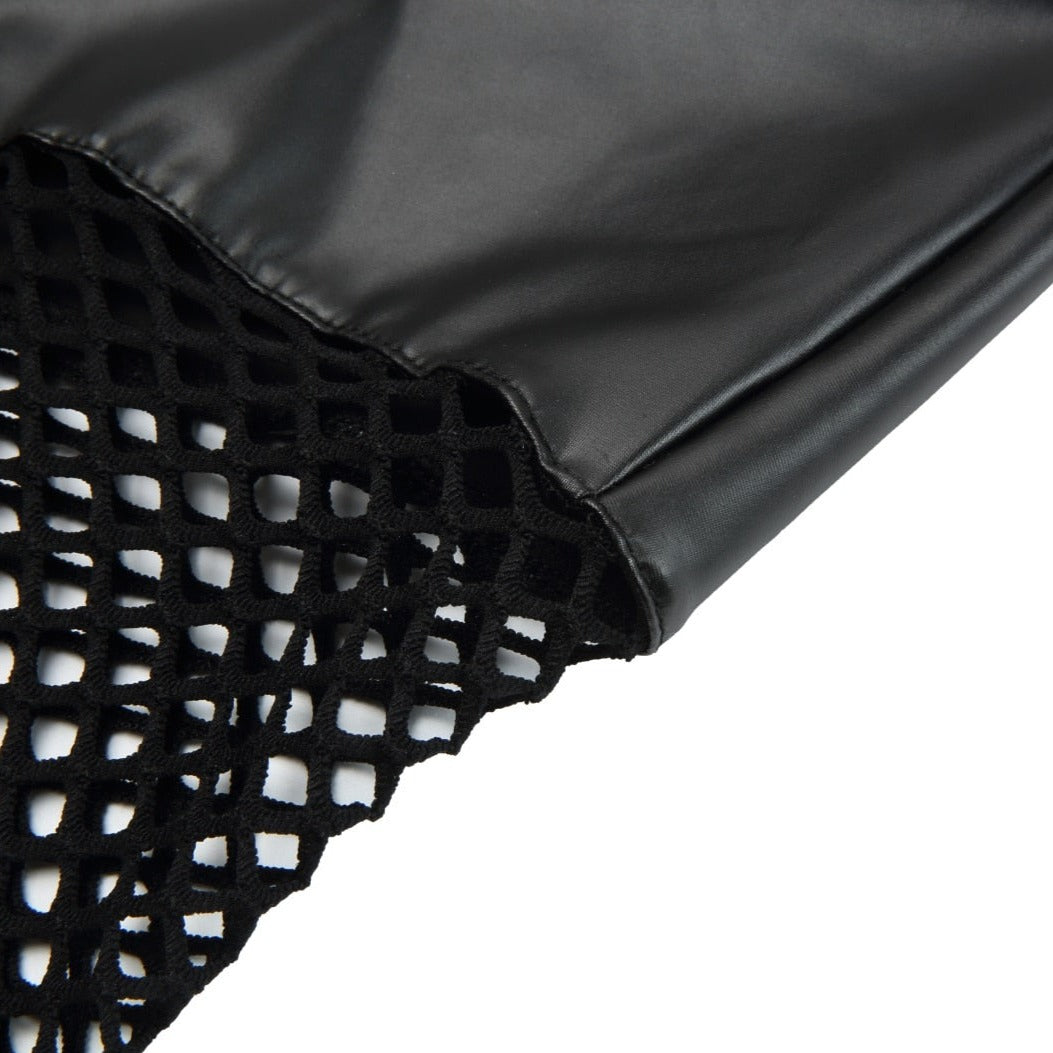 Midnight Fishnet Crop | dmunderwear detail image 5
