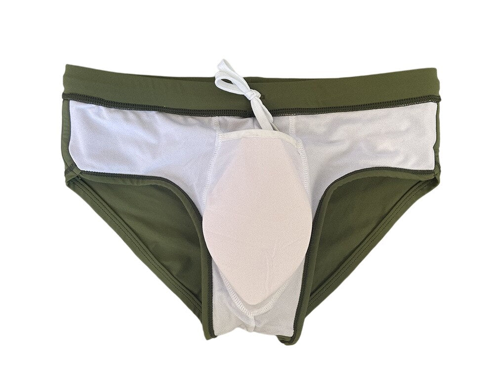 Military Star Swim Briefs | dmunderwear detail image 12
