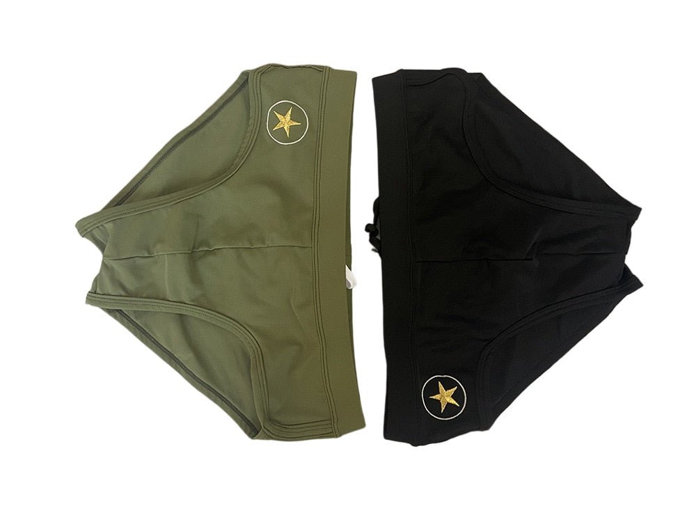 Military Star Swim Briefs | dmunderwear detail image 6