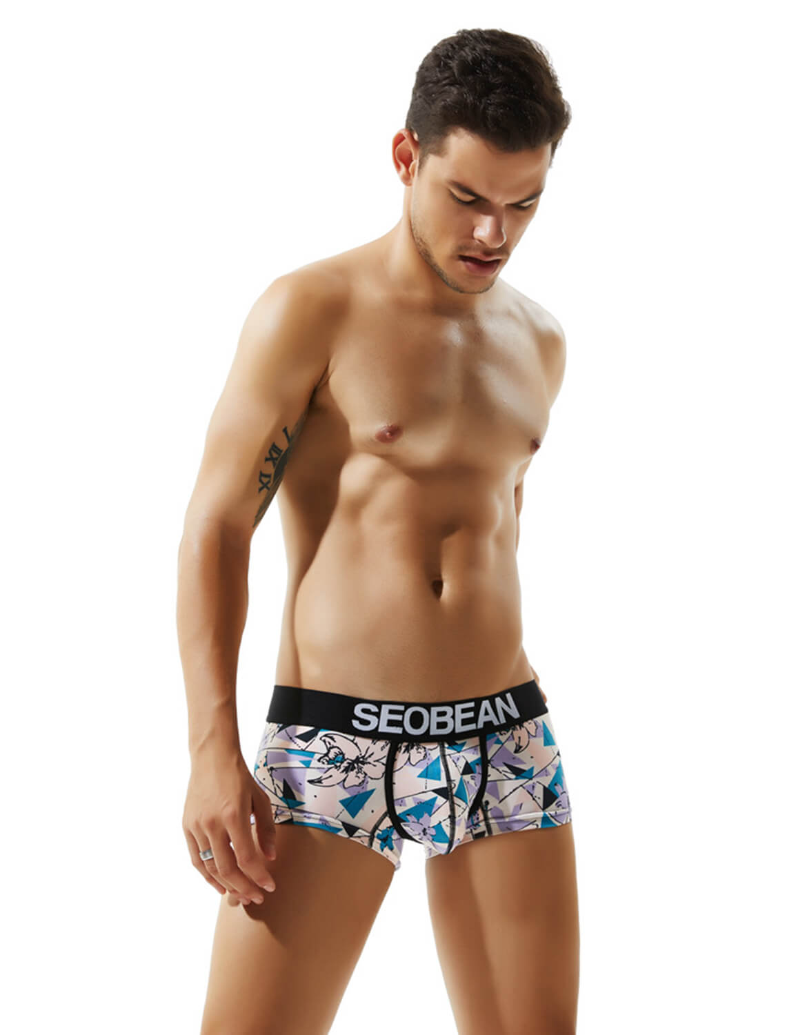 Mixed Pattern Boxer Brief 90206 | dmunderwear detail image 3