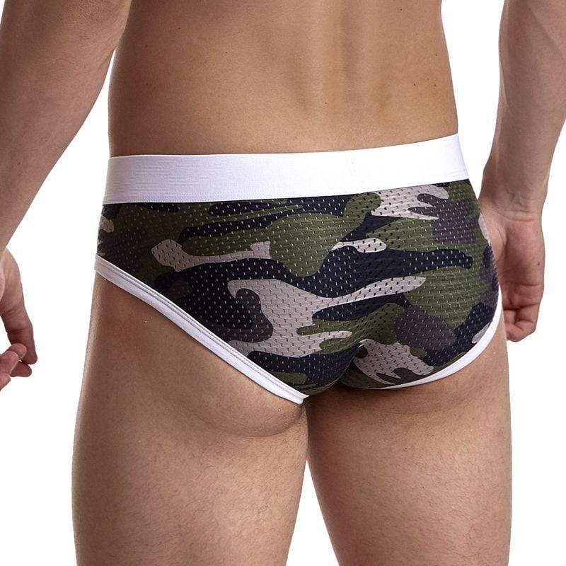 Modern Camo Briefs | dmunderwear detail image 12