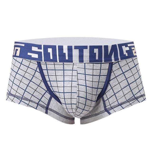 Modern Plaid Trunks | dmunderwear detail image 10