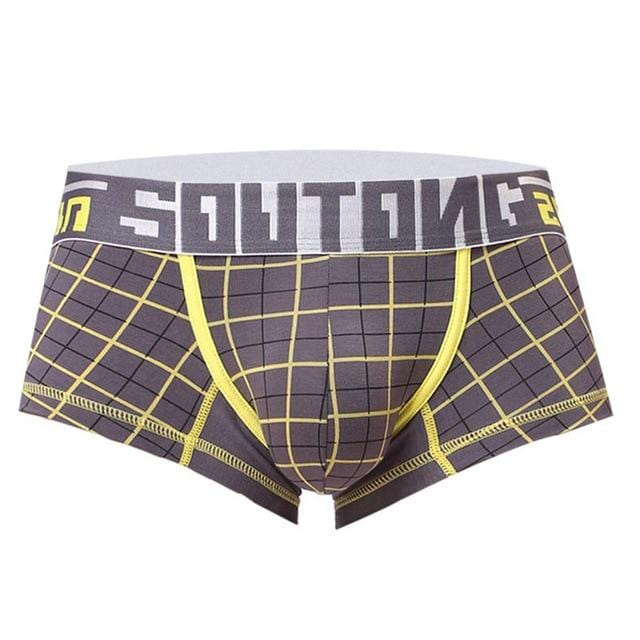 Modern Plaid Trunks | dmunderwear detail image 3