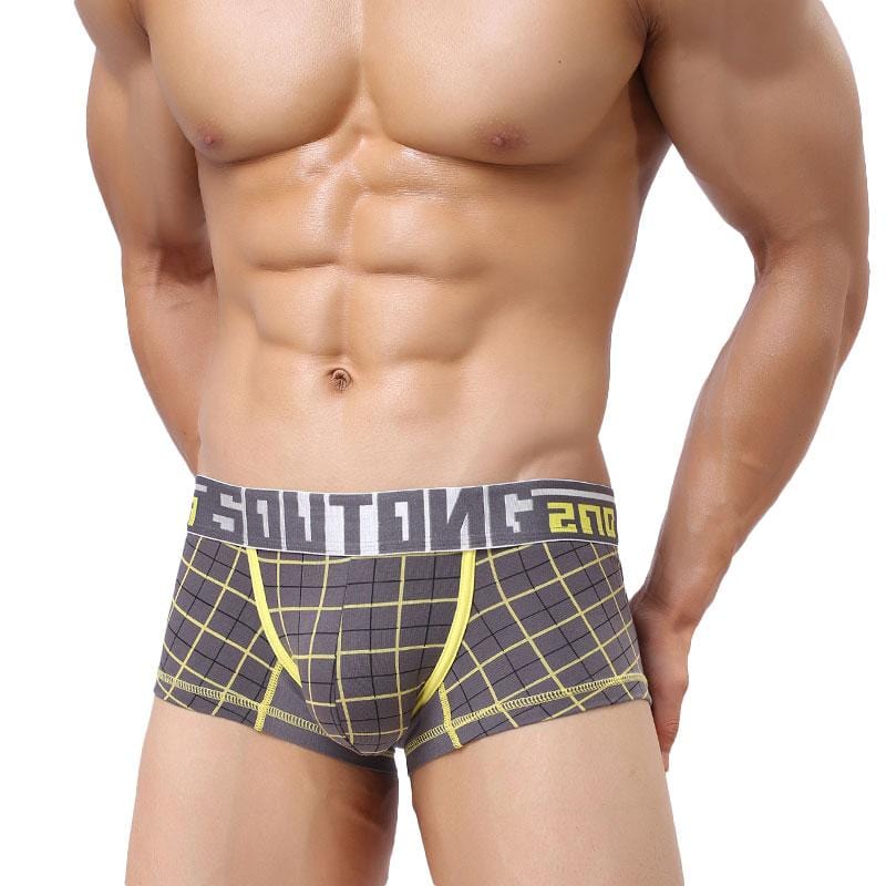 Modern Plaid Trunks | dmunderwear detail image 4