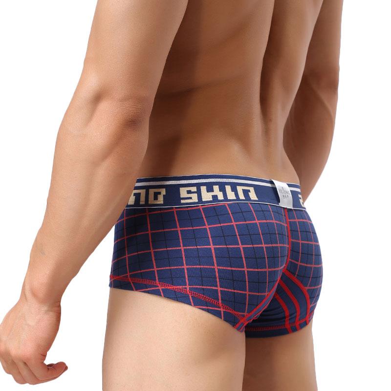 Modern Plaid Trunks | dmunderwear detail image 9
