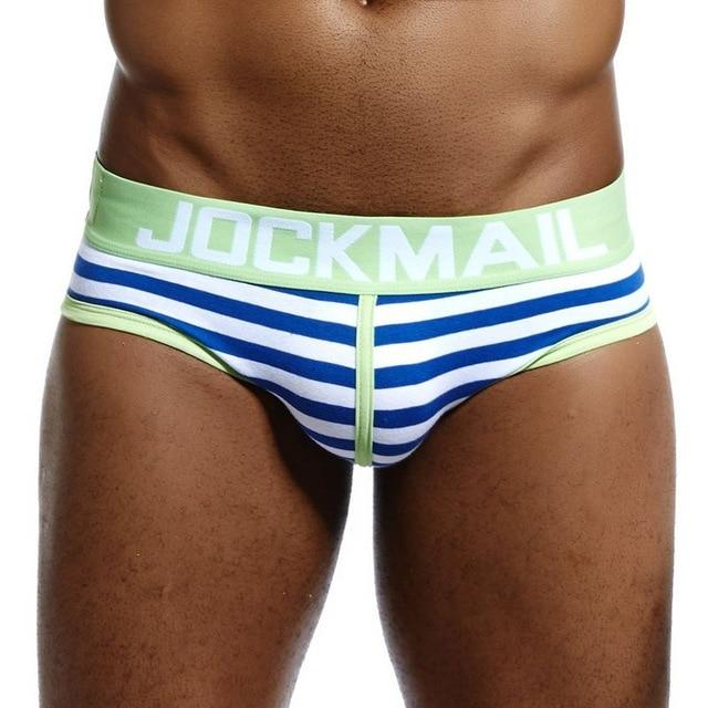 Modern Striped Briefs | dmunderwear detail image 3