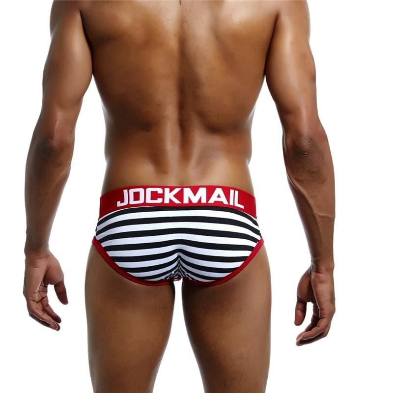 Modern Striped Briefs | dmunderwear detail image 6
