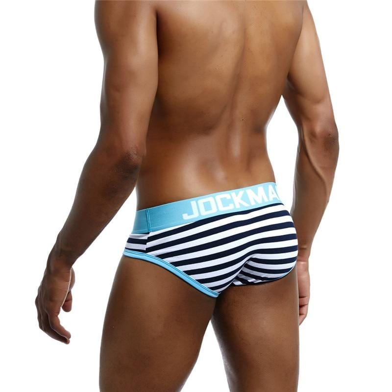 Modern Striped Briefs | dmunderwear detail image 8
