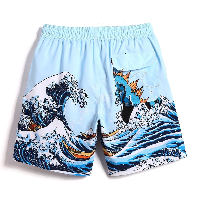 Monster Wave Board Shorts | dmunderwear detail image 2