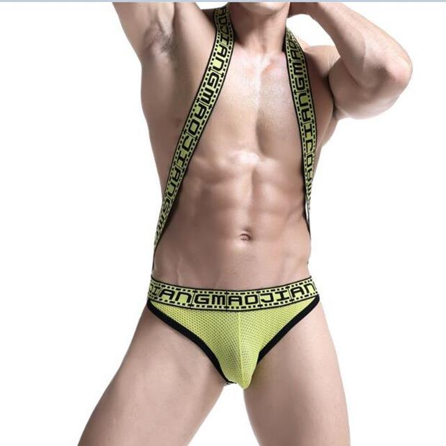 Movie Strip Suspender Jockstrap | dmunderwear detail image 5