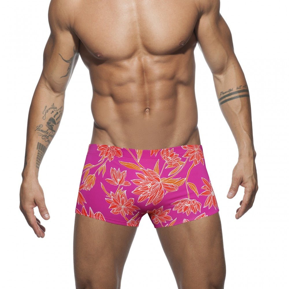 Neon Forest Swim Trunks | dmunderwear variant image