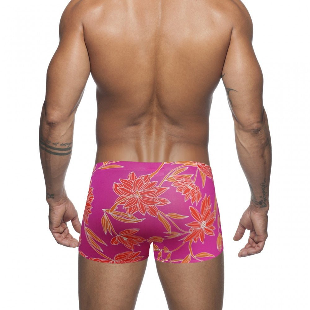 Neon Forest Swim Trunks | dmunderwear detail image 4