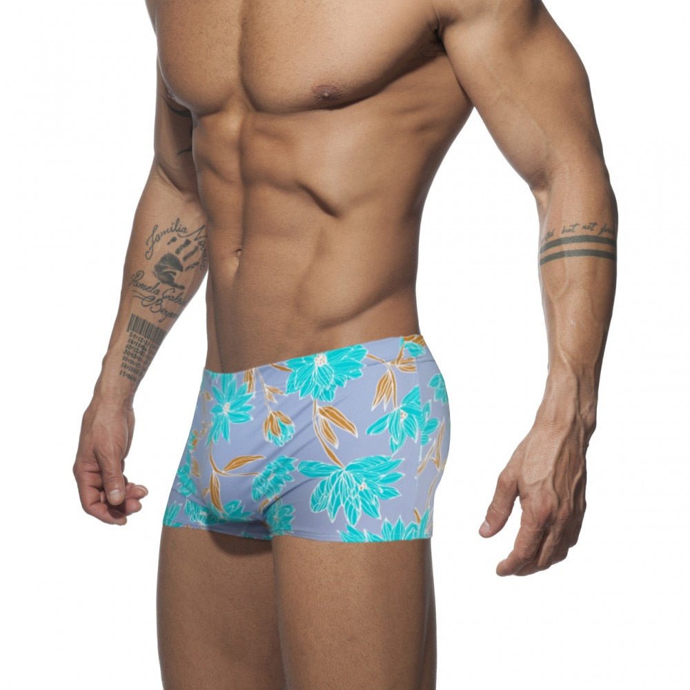 Neon Forest Swim Trunks | dmunderwear detail image 5