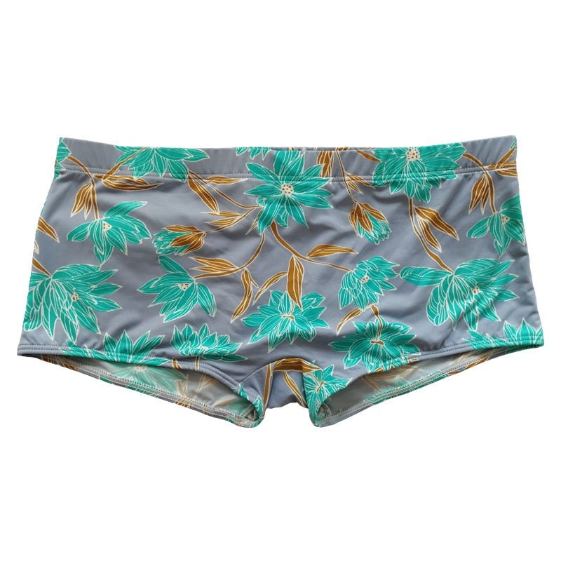 Neon Forest Swim Trunks | dmunderwear detail image 7