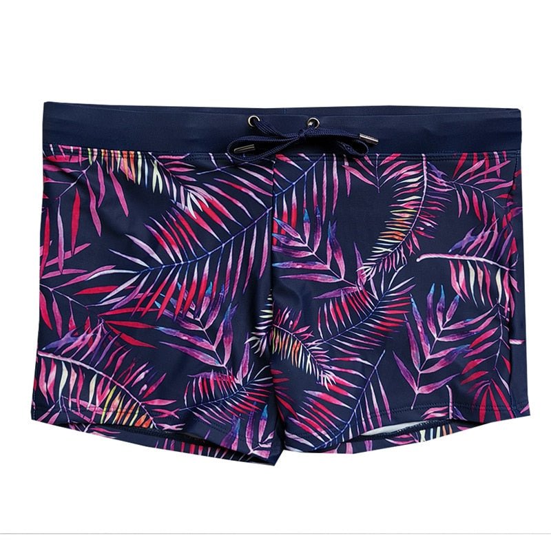 Neon Fronds Swim Trunks | dmunderwear detail image 5