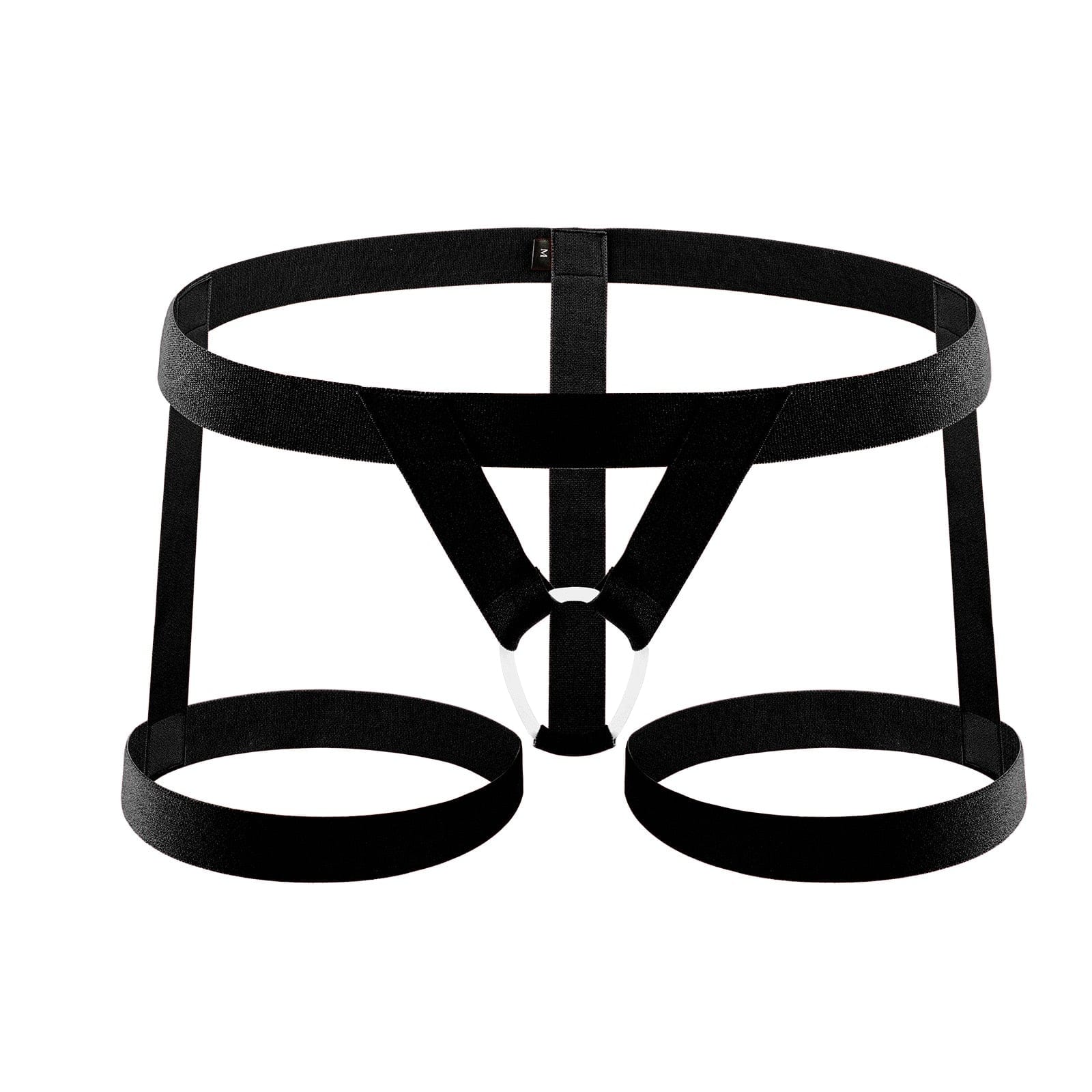 O-Ring Garter Thong | dmunderwear detail image 3