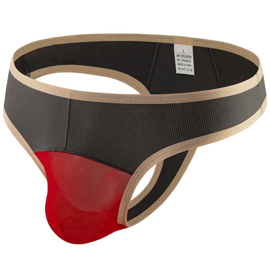 Oasis Sheer Pouch Thong | dmunderwear detail image 11
