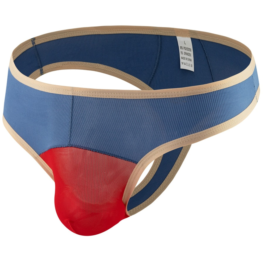 Oasis Sheer Pouch Thong | dmunderwear detail image 8