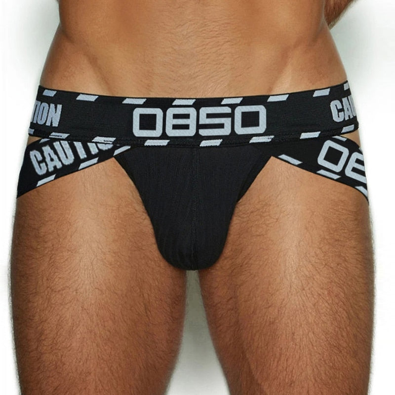 OBSO Caution Jockstrap | dmunderwear detail image 14