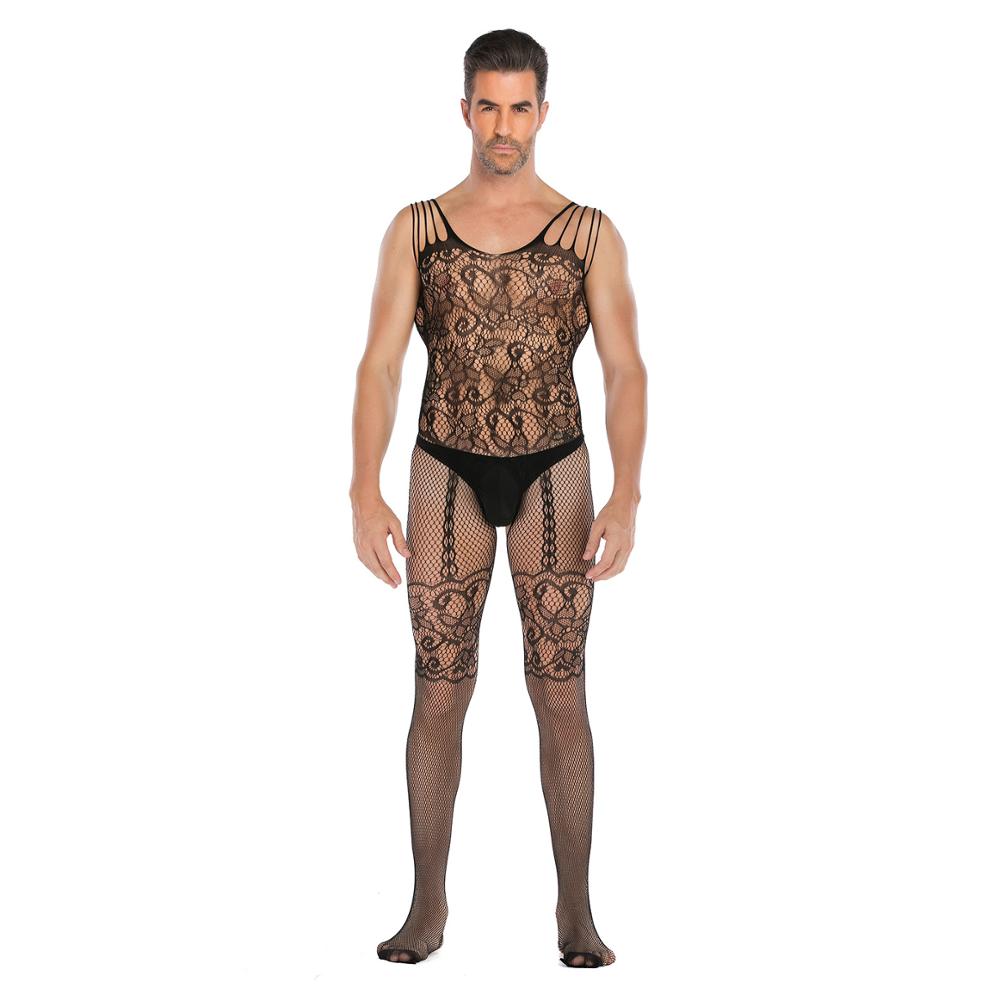 Own Your Sissy Fishnet Lingerie For Men | dmunderwear detail image 14