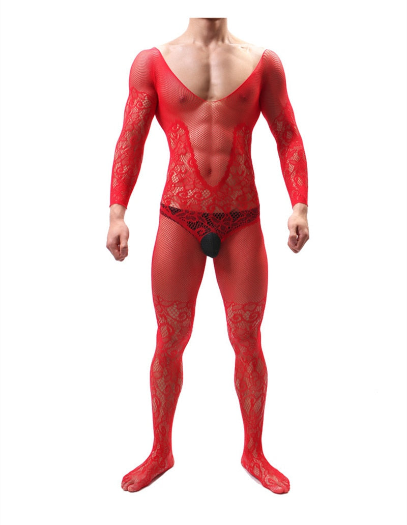 Own Your Sissy Fishnet Lingerie For Men | dmunderwear detail image 18