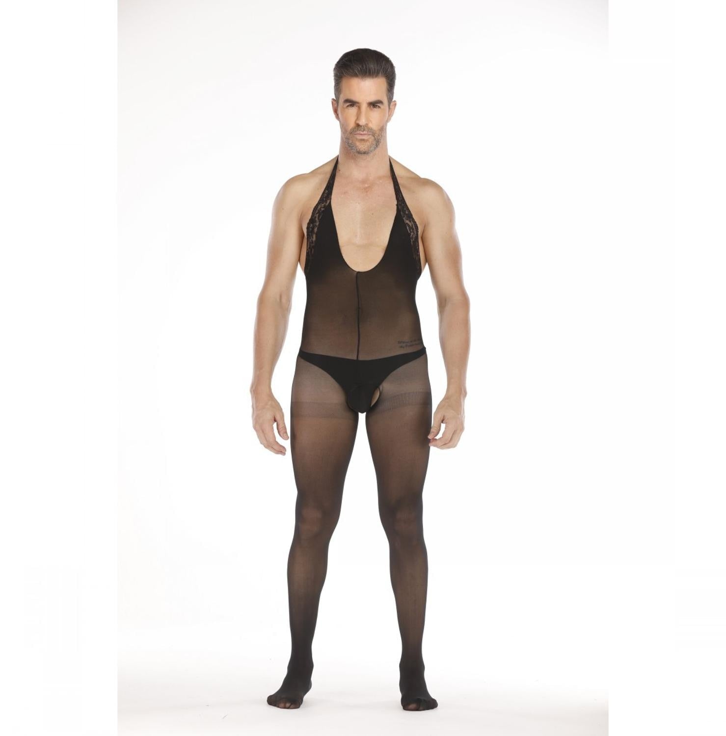 Own Your Sissy Fishnet Lingerie For Men | dmunderwear detail image 8