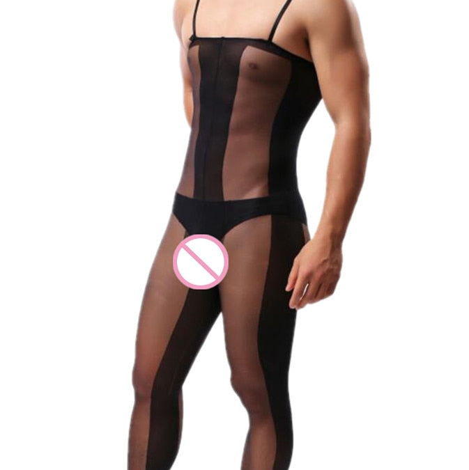 Own Your Sissy Fishnet Lingerie For Men | dmunderwear detail image 9