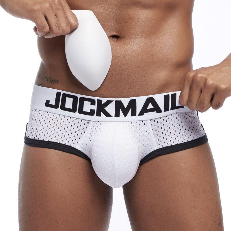 Dual Padded Mesh Briefs | dmunderwear detail image 8